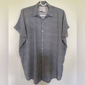 Acacia Mombasa Top Navy Stripes